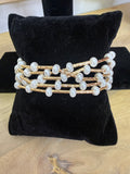 Pearly set bracelets