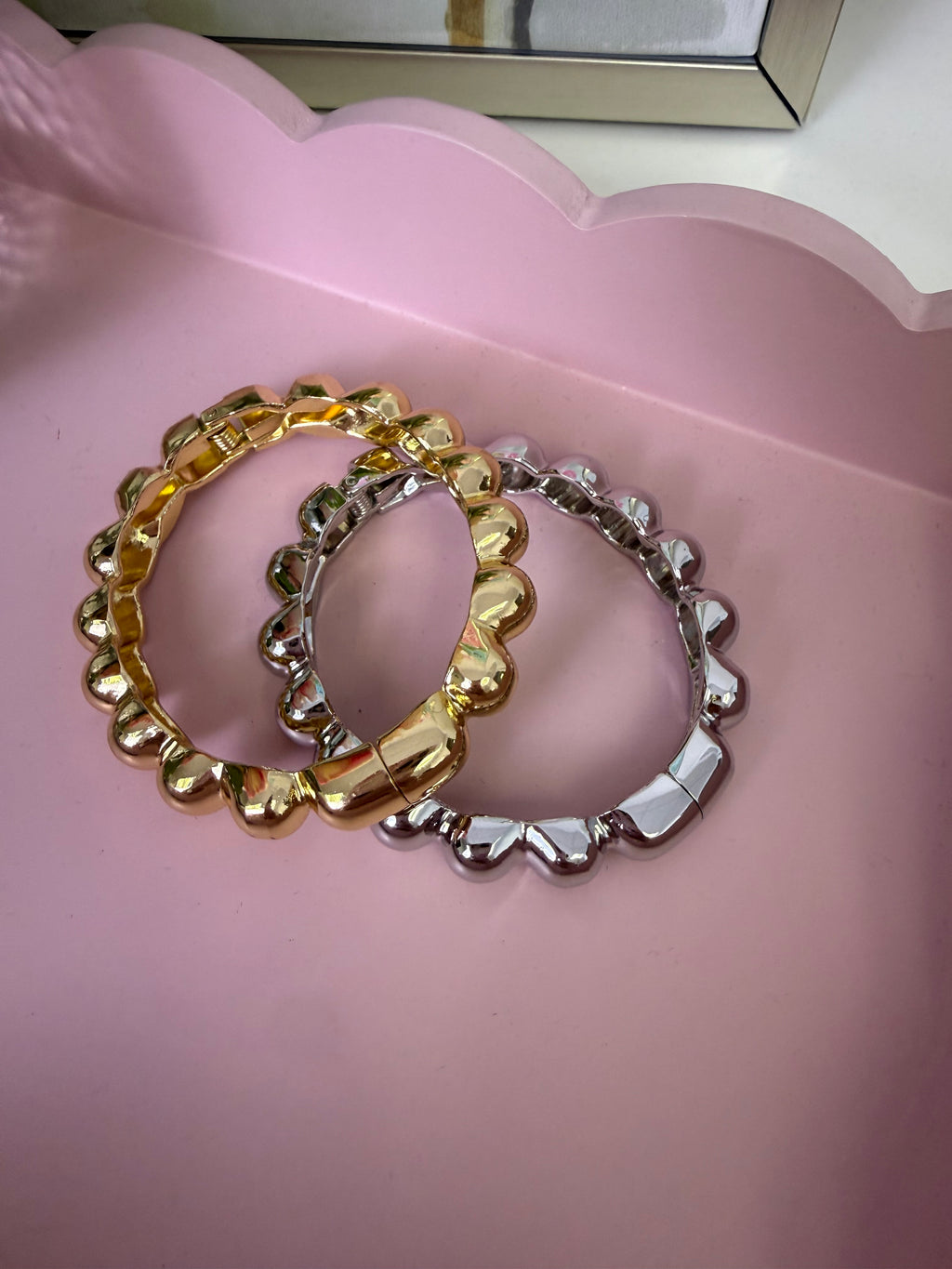 The Beaded Hinged Bracelet