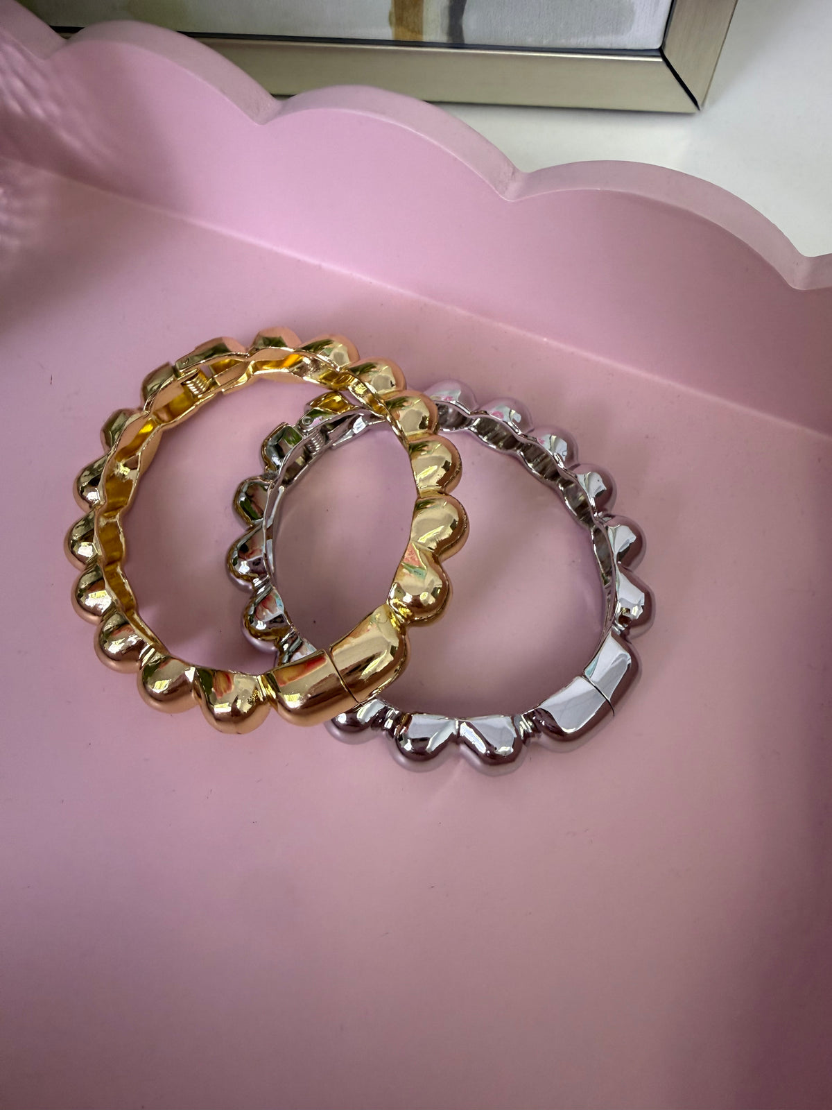 The Beaded Hinged Bracelet