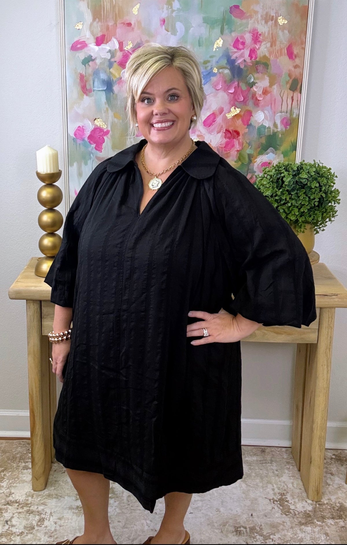 The Sunday In Savannah Dress - Black