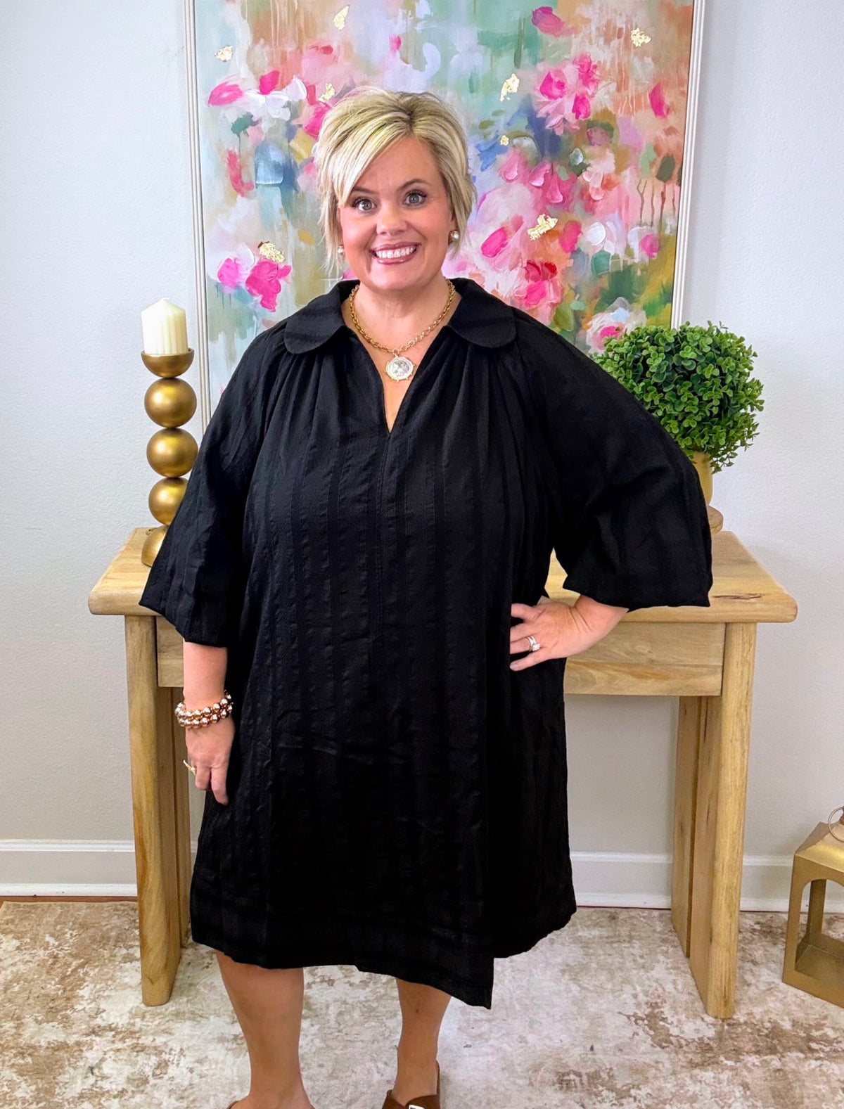 The Sunday In Savannah Dress - Black