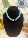 The Turquoise Honey necklace