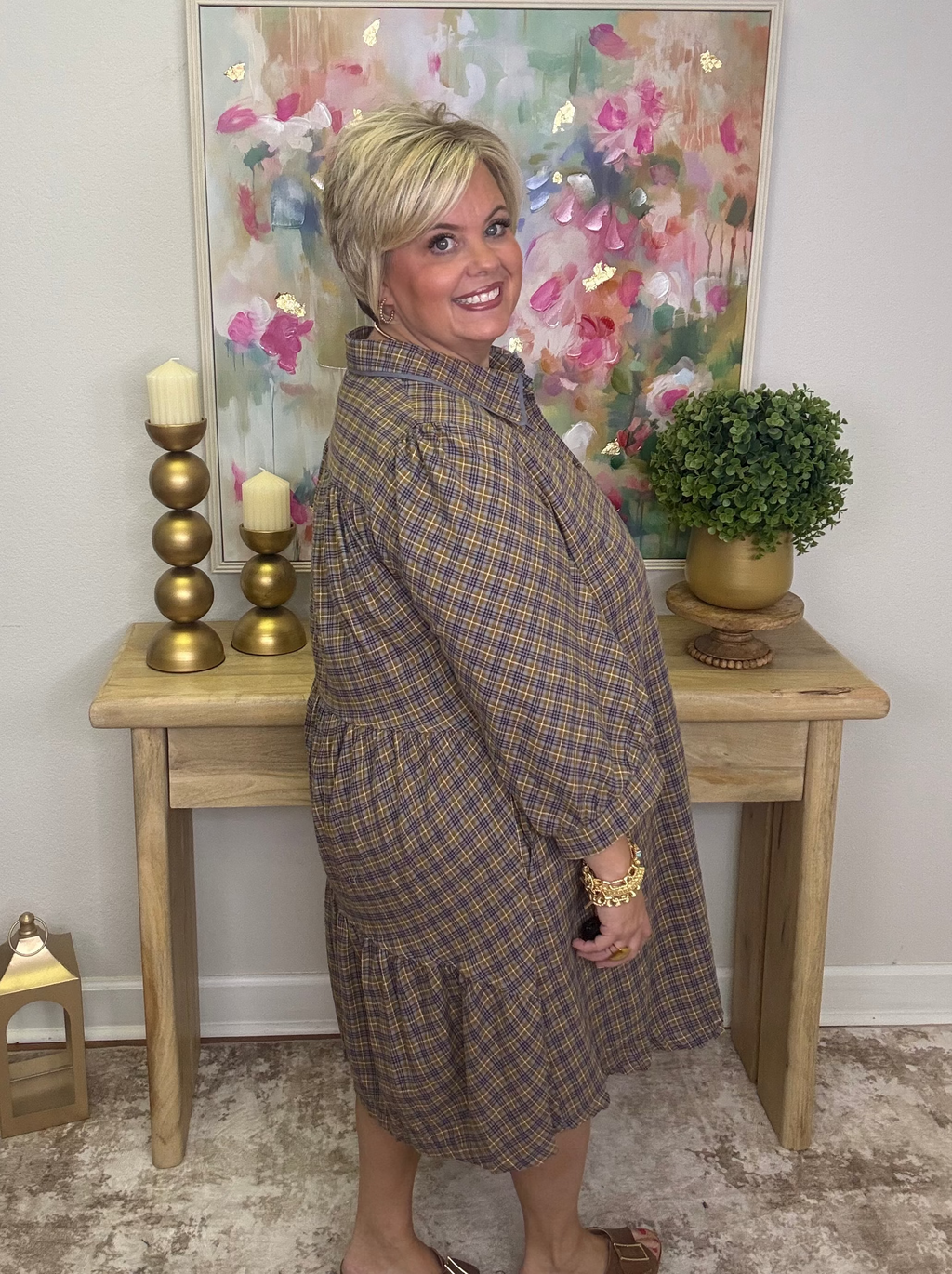 The Plaid About You Dress