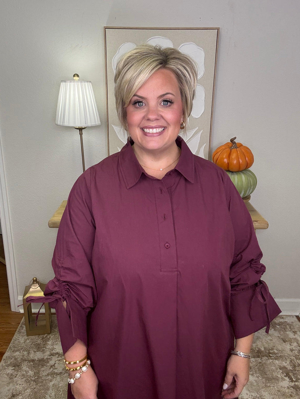 The Jolene Dress -Merlot