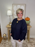 The Everything Sweater (Navy)