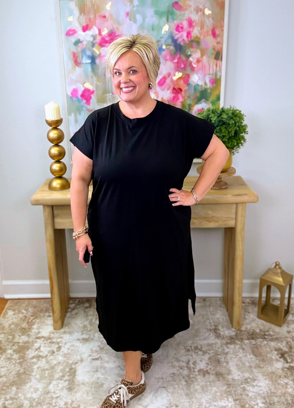 Onyx Midi Dress