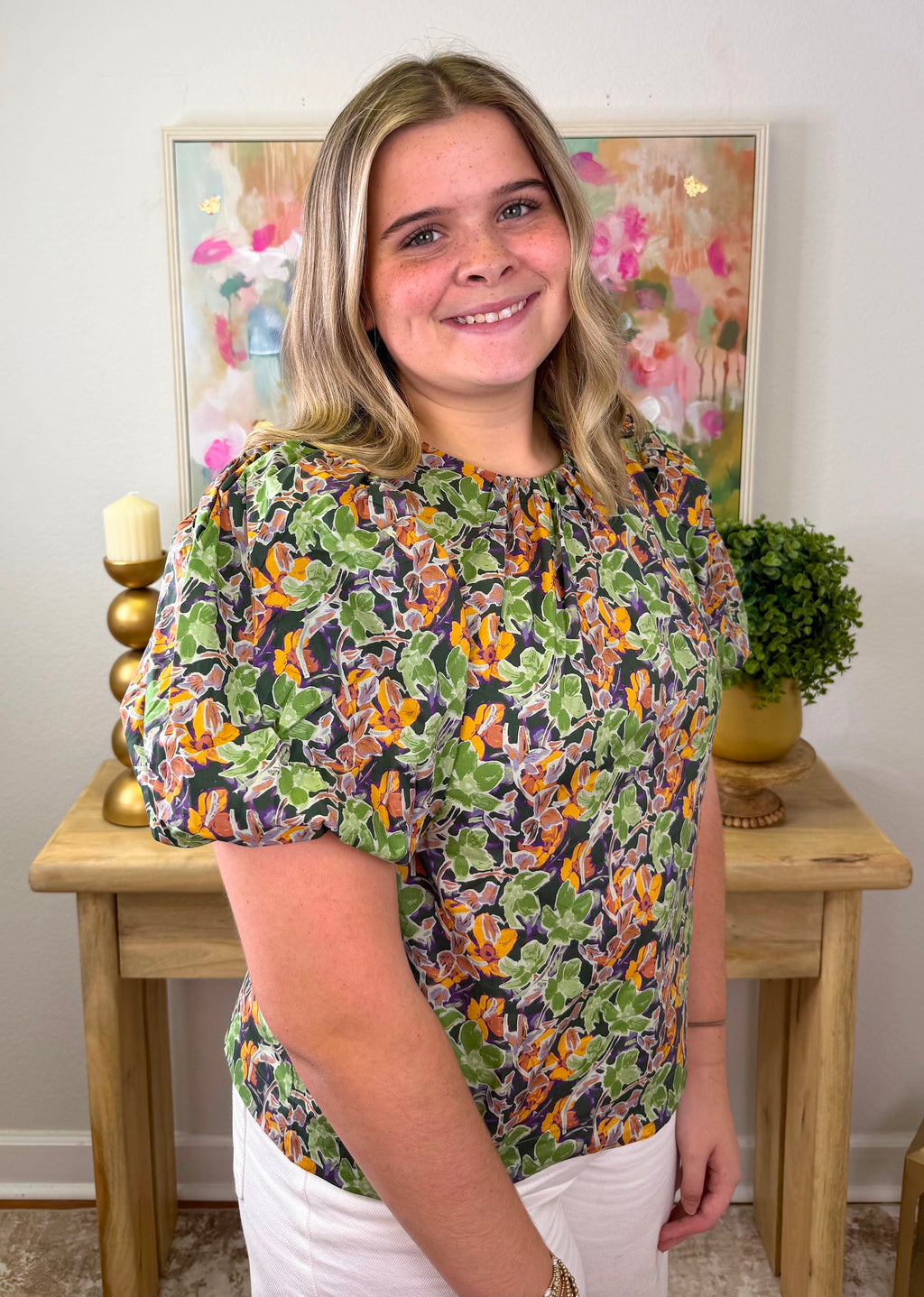 The Harvest Blooms Top