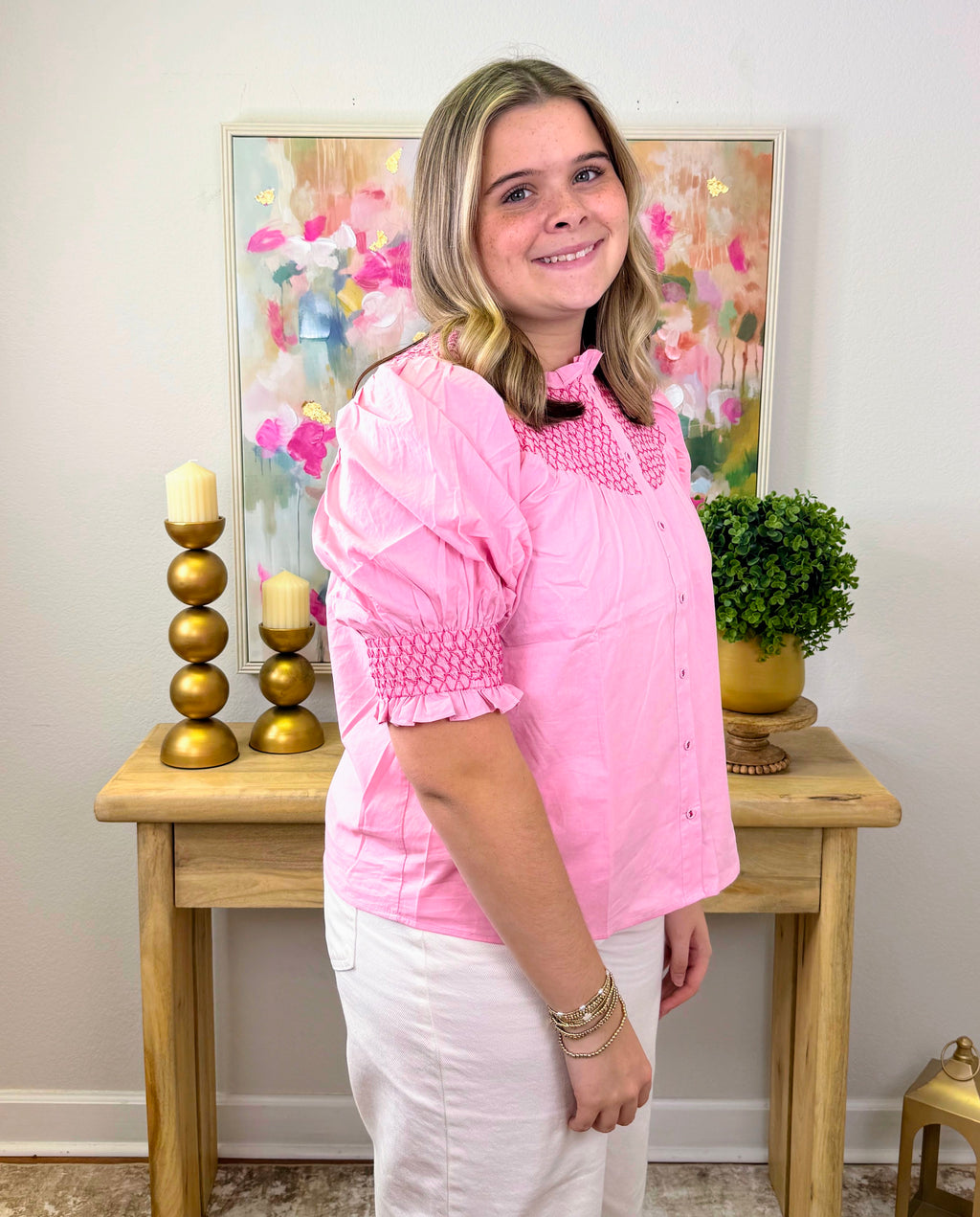 The Pretty In Pink Blouse