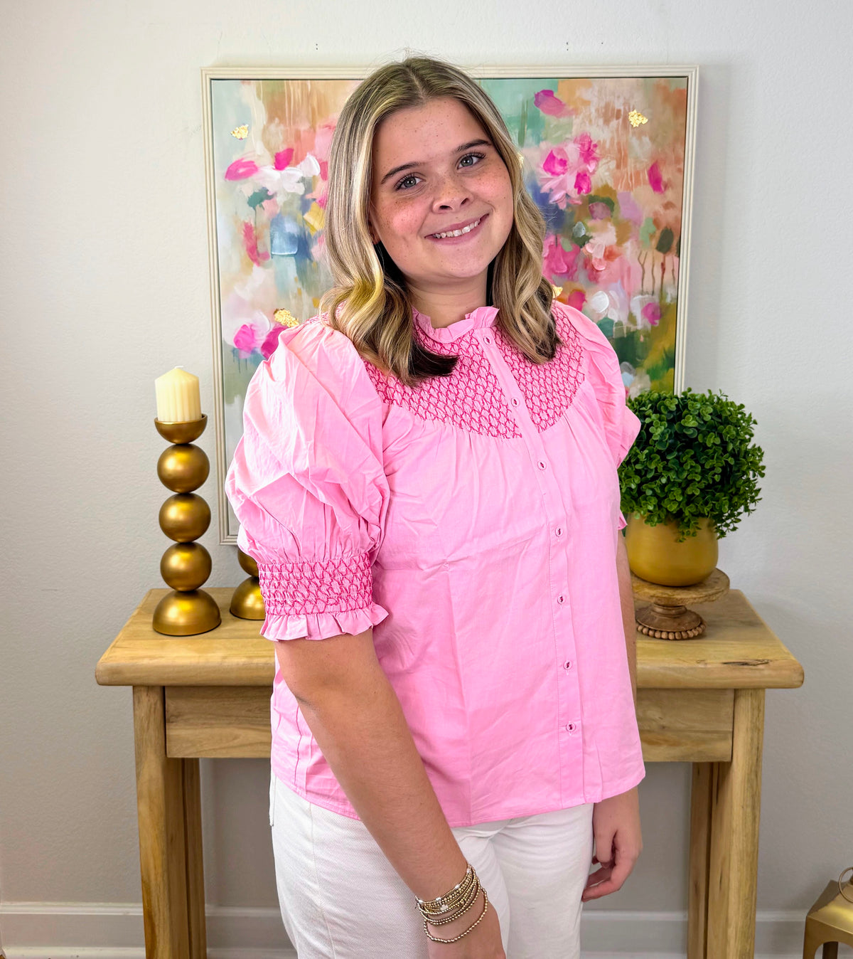 The Pretty In Pink Blouse